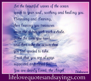 ... Of The Ocean Speak To Your Soul Love Quotes And Sayings wallpaper