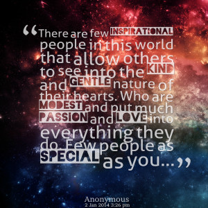 Inspirational Quotes About Special People