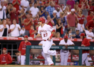 ... to Angels. • Mike Trout: 1-3, HR • Albert Pujols: 1-4, 2B, RBI