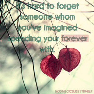 It’s Hard To Forget Someone…