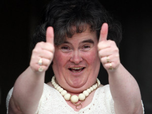 cantora Susan Boyle, que se tornou famosa depois de interpretar o ...