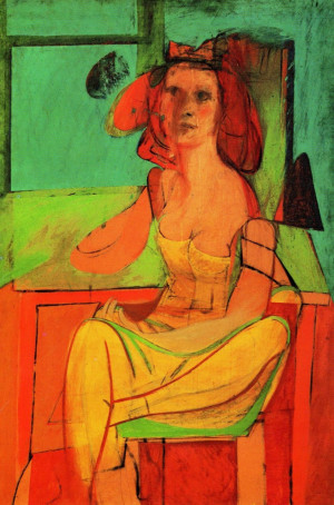 Willem De Kooning, Seated Woman , ca.1952“ The attitude that nature ...