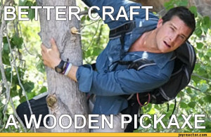 bear grylls,geek,games,minecraft