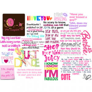Cute little quotes :)) - Polyvore