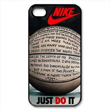 Nike Quote Basket Ball - Custom iPhone 4/4S, 5/5S,5C,6 ,Samsung S3, S4 ...
