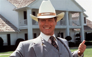 Larry Hagman's JR Ewing, who returns to the screen in the new Dallas ...