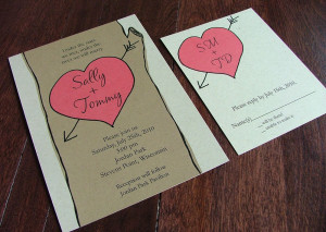 ... and vibrant ecofriendly recycled wedding invitations for spring and