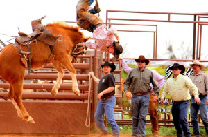 Texoma Cowboy Church Open Ranch Rodeo--Hard riding -