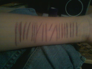 Emo Cuts On Arms