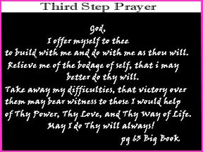 Third Step Prayer AA