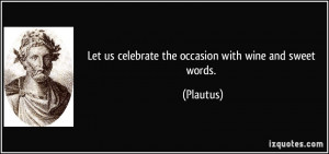 Plautus Quote