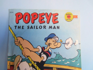Golden 45 Record - Popeye The Sailor Man - Scuffy the Tugboat 45 RPM ...