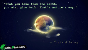 What You Take From The by chris-d-lacey Picture Quotes