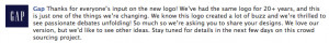 Gap on Disastrous New Logo: 