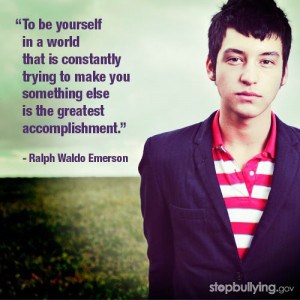 ... quote #beyourself #ralphwaldoemerson #inspiration #individuality