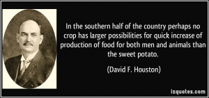 In the southern half of the country perhaps no crop has larger ...