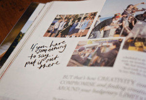 Various topics are covered…fashion, design, film, food, tech, art ...