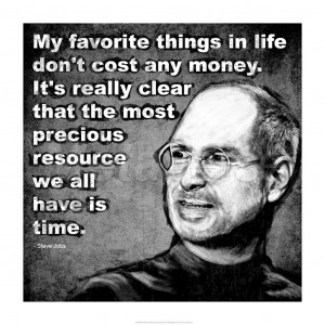 Steve Jobs Quote I art print