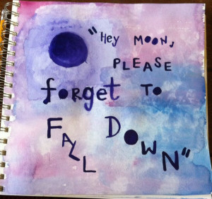 Panic at the disco watercolor quote