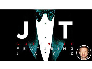 Justin Timberlake Suit and Tie Album Cover