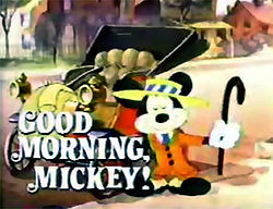 The title card for Good Morning, Mickey!