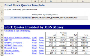 Excel Quote Templates