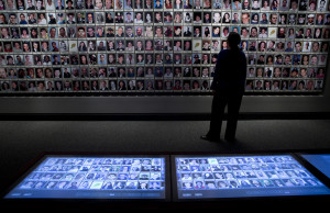 ... las víctimas del atentado del 11-S en el Museo del 11-S de Nueva York