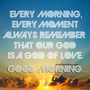 Good morning quotes with god images