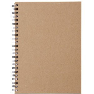Recycled Paper Note - Double Ring A5 - Plain 80 - Muji