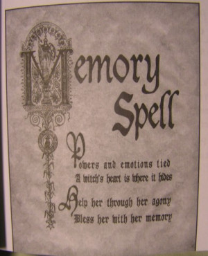 This spell is not used in the series that often in fact i only believe ...