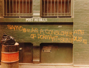 filme de Jean-Michel Basquiat » Graffiti SAMO de Jean-Michel Basquiat ...