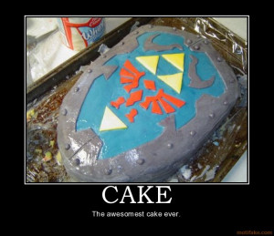 Awesome cake – shield Legend of Zelda