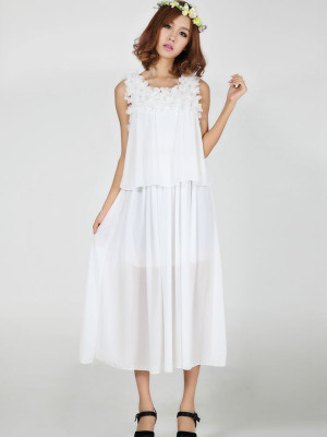 White Maxi Summer Dress