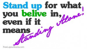 Stand Up , Stand Up ....