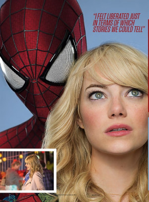 Update! Spidey & Gwen Embrace On SFX's THE AMAZING SPIDER-MAN 2 Cover