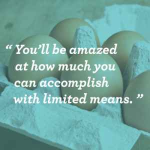 Here are a few hacks for making a small kitchen work: