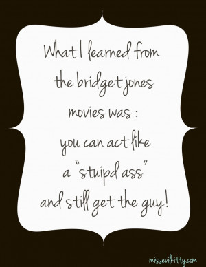 what i learned from the bridget jones movies