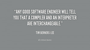 ... tell you that a compiler and an interpreter are interchangeable