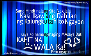 Tagalog Quotes Patama Sa Ex Crush ko friend ko na sa fb