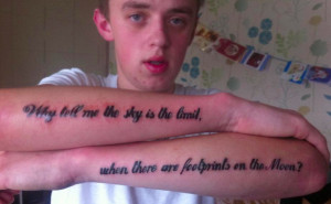 Apprentice fan has series seven Melody Hossaini quote tattooed on arm