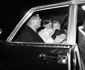 President Kennedy and his family leave Otis Air Force Base on Nov. 22 ...