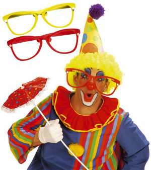 Giant clown glasses for adults