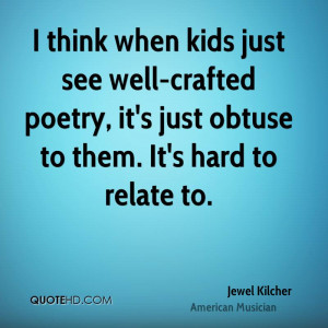 Jewel Kilcher Poetry Quotes