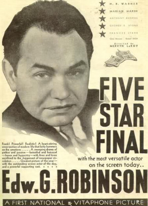 Five Star Final - Movie Poster