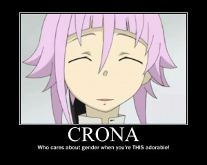 Soul Eater Crona Boy Or Girl Crona motivational poster by