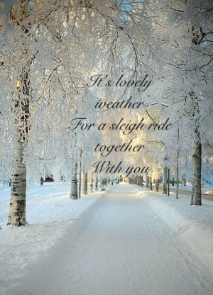 sleigh ride together with you~