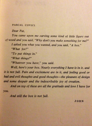 East of Eden. Best dedication page ever & my favorite book of all time ...