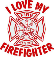love my firefighter Image