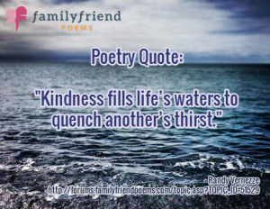 Kindness by Randy Vernezze