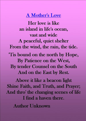 Mothers Day Poem Missing Mom In Heaven Poems